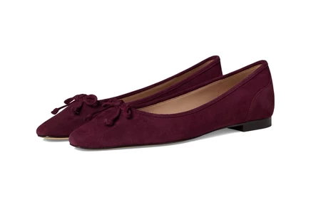 Женские балетки Cole Haan Paget, черно-бордовые