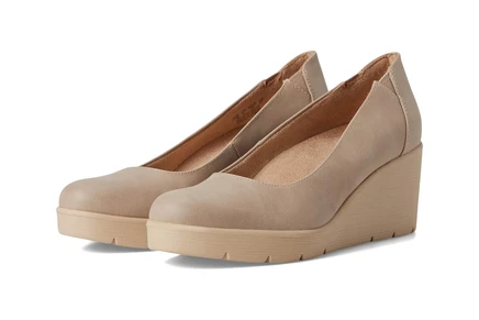 Naturalizer Soul Naturalizer About Time warm taupe tan faux leather
