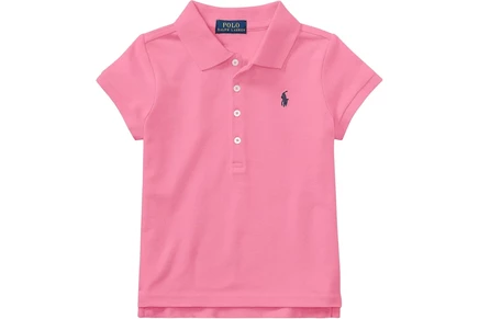 Детская рубашка-поло Polo Ralph Lauren Kids, розовая