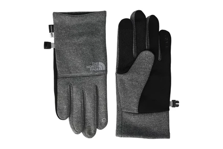 Унисекс перчатки The North Face Etip Recycled, серый меланж