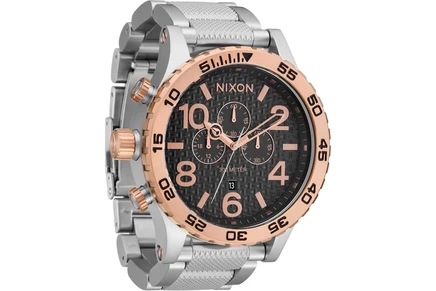 silver/rose gold/black