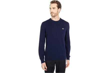 Свитер Lacoste Long Sleeve Crew Neck Sweater