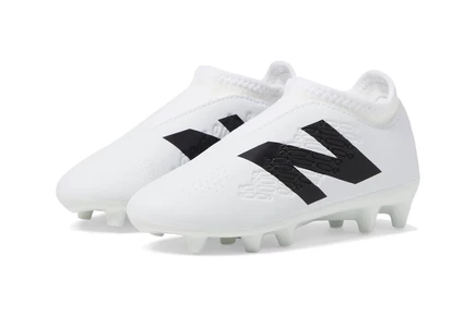 Детские бутсы New Balance Tekela FG V4, бело-черные