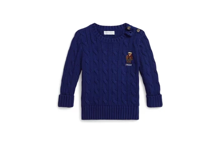 Свитер Polo Ralph Lauren Kids Polo Bear Cable-Knit Cotton Sweater (Infant)