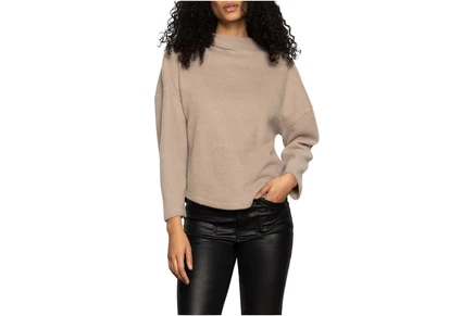 Sanctuary Change Of Pace Top heather mocha