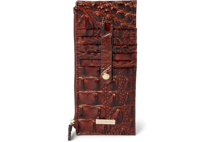 Унисекс кошелек Brahmin Melbourne для карт, ореховый