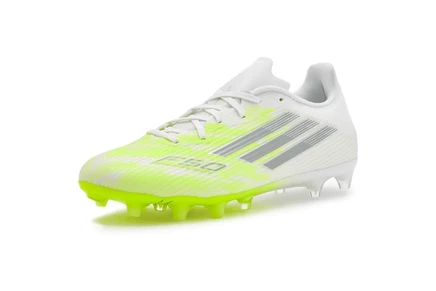 adidas F50 Sparkfusion League Low Firm/Artificial Ground Soccer Cleats white/white/iron metallic