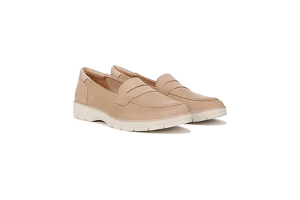 Женские лоферы Dr. Scholl's Nice Day из микрофибры, бежевые