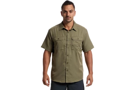 Мужская рубашка Mountain Hardwear Canyon Short Sleeve Shirt stone green