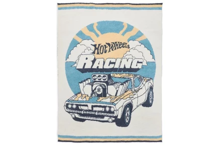 Детский плед Barefoot Dreams Kids Hot Wheels, многоцветный