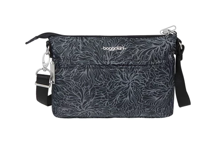 Женская сумка через плечо Baggallini Securtex Anti-Theft Memento Crossbody
