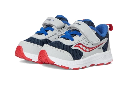 Детские кроссовки Saucony Kids Ride Jr, сине-серо-красные