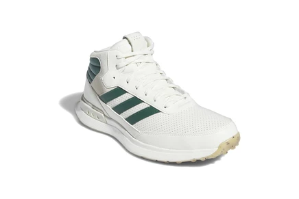 adidas Golf S2G Mid Spikeless Golf Shoes off white/collegiate green/alumina