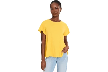 Женская футболка Eileen Fisher Organic Cotton Slubby Jersey Crew Neck Top