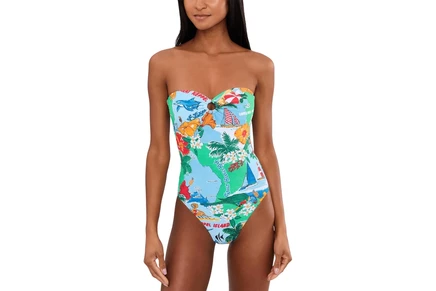 Купальник Seafolly Viva Vacation Bandeau One-Piece
