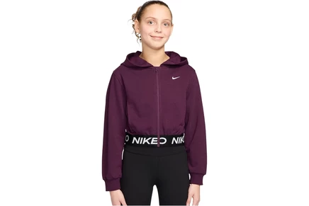 Толстовка Nike Kids Pro Fleece Dri-FIT Full-Zip Hoodie (Little Kid/Big Kid)