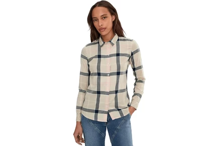 Женская рубашка Barbour Bredon Check, розовый тартан