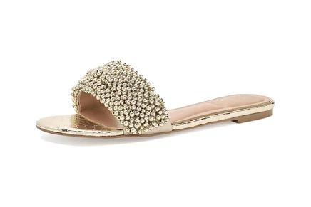 Сандалии Vince Camuto Balea Beaded Band Flat Sandals