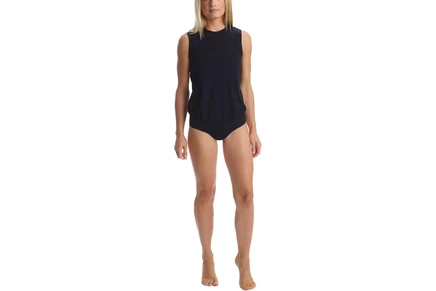 Commando Essential Cotton Muscle Bodysuit black