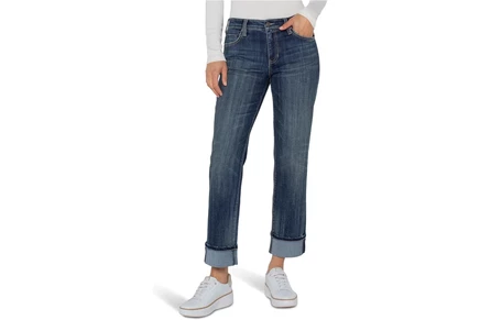 Джинсы Liverpool Los Angeles Marley Mid-rise Girlfriend Cuffed Jeans