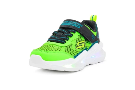 Детские кроссовки Skechers Meteor-Lights 2.0, лайм/черные