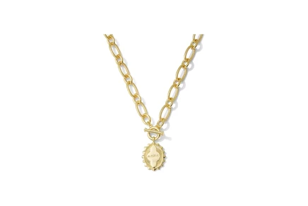 Цепочное колье Kendra Scott Mama Link, золотистое