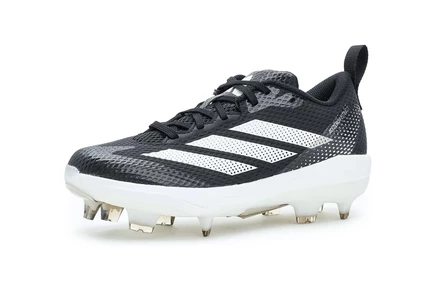 Женские бутсы Adidas adiZero Instict 2.0, чёрно-бело-серебристые