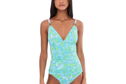 Женский топ-танкини Lilly Pulitzer Amarika, голубой