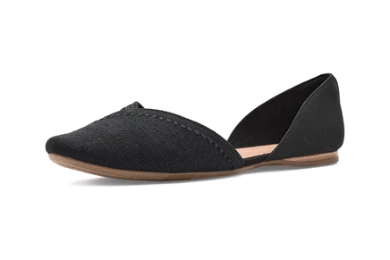 Женские балетки TOMS Gemma Dorsay текстильные, черные