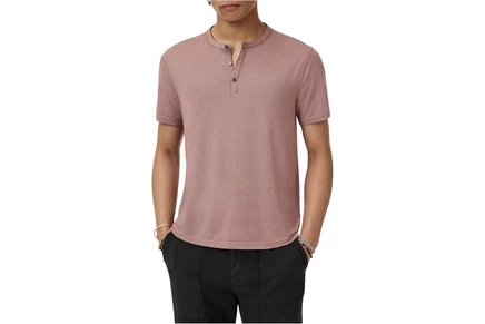 Футболка John Varvatos Three-Button Henley K4463V2B