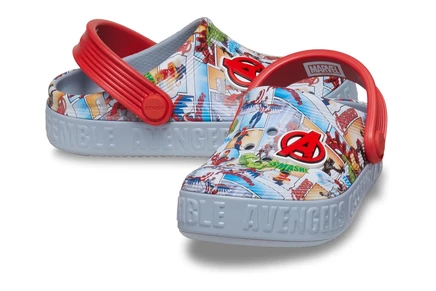 Детские сабо Crocs Kids Avengers Off Court, сине-серые