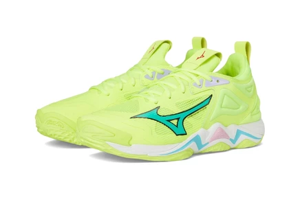 Унисекс кроссовки Mizuno Wave Momentum 3, неоново-салатовые