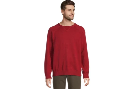 Свитер L.L.Bean Wicked Soft Cotton/Cashmere Sweater Crewneck