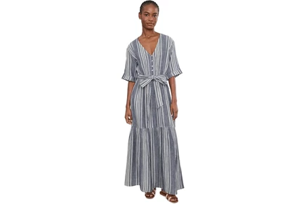 Платье Faherty Dune Cotton Gauze Marina Dress