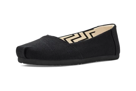 Женские балетки TOMS Alpargata Ballet, черные
