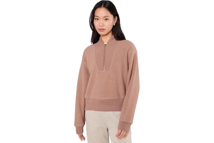 Женский свитшот Varley Mumford Half Zip Fleece