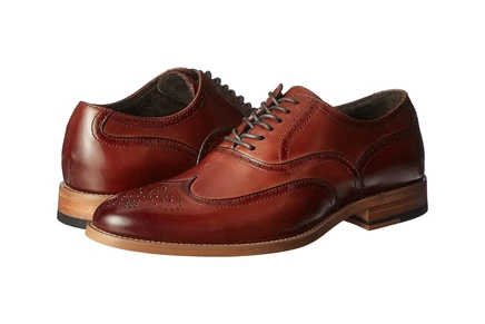 Мужские оксфорды Stacy Adams Dunbar Wingtip, коньячные