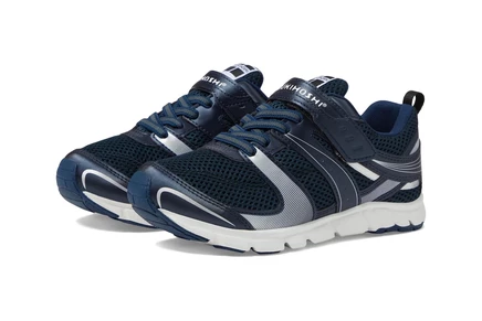 Детские кроссовки Tsukihoshi Kids Velocity, сине‑серебристые