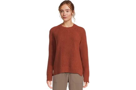 Свитер L.L.Bean Mariner Shaker Mixed-Stitch Sweater Crewneck