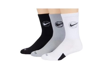 Носки Nike Crew Everyday Bball 3-Pair Pack (Big Kid/Adult)