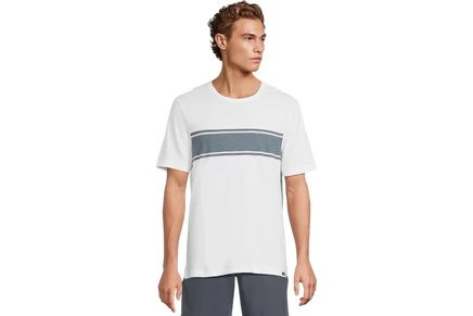 Мужская рубашка Faherty Sunwashed Tee white surf stripe