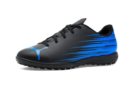 Детские футбольные бутсы PUMA Attacanto Turf, черно-ультра-синие