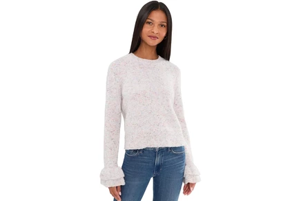 Свитер CeCe Ruffle Cuff Sweater