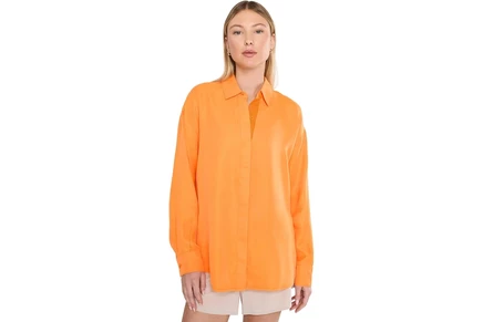 Женская рубашка Beyond Yoga Sunkissed Cupro Button-Down