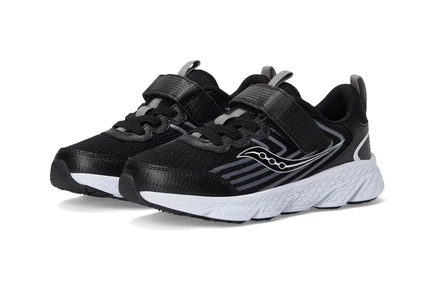 Детские кроссовки Saucony Kids Wind 3.0, черно-белые