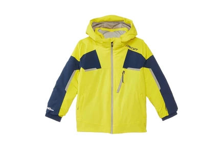 Spyder Kids Leader Jacket (Toddler/Little Kid) acid yellow