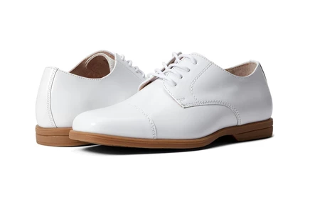 Туфли для мальчиков Florsheim Kids Reveal Cap Toe Ox Jr., белые