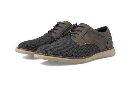 Мужские кроссовки Nunn Bush Chase Knit Plain Toe Oxford Lightweight Breathable Versatile Lace Up