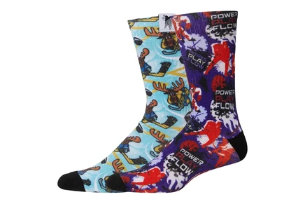 Носки FLOW SOCIETY Power Play & Face Off Moose 2 Pack (Big Kid)
