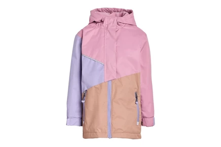 Deux par Deux Mid-Season Jacket In Recycled Polyester (Toddler/Little Kid) mauve/lilac/beige